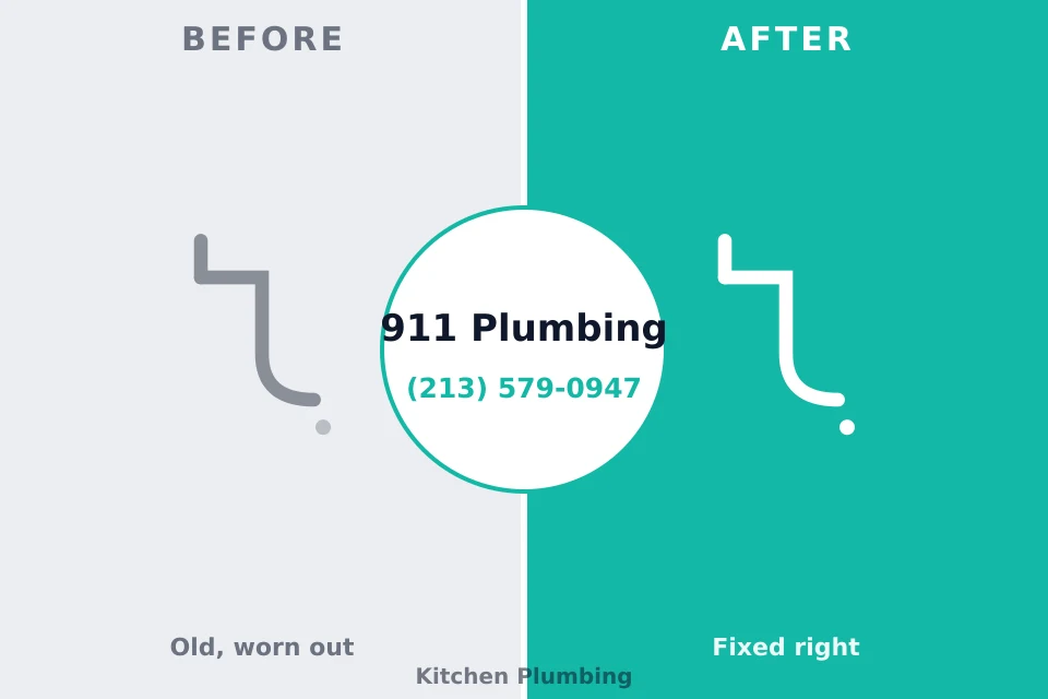 Before and after: plumbing company Fresno, TX